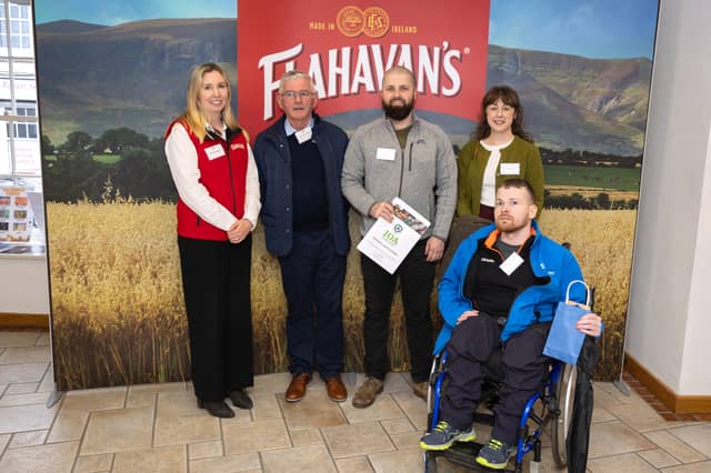 Pictured at the event were Annie Flahavan, and from Louth, Owen McCooey, Chris McCooey, Aisling McKevitt and Mark McCooey