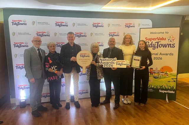 Dromiskin Tidy Towns with their Gold Medal and National Award
