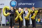   L-R: Hugo Costa, Jane Brennan, Catriona Sheerin, and Fiona Hughes from Brennan’s Life Pharmacy