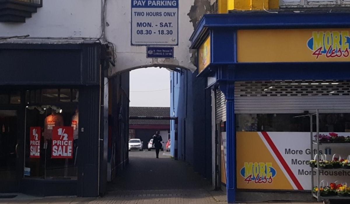 Vehicular access to Boyd's car park from Clanbrassil Street in Dundalk