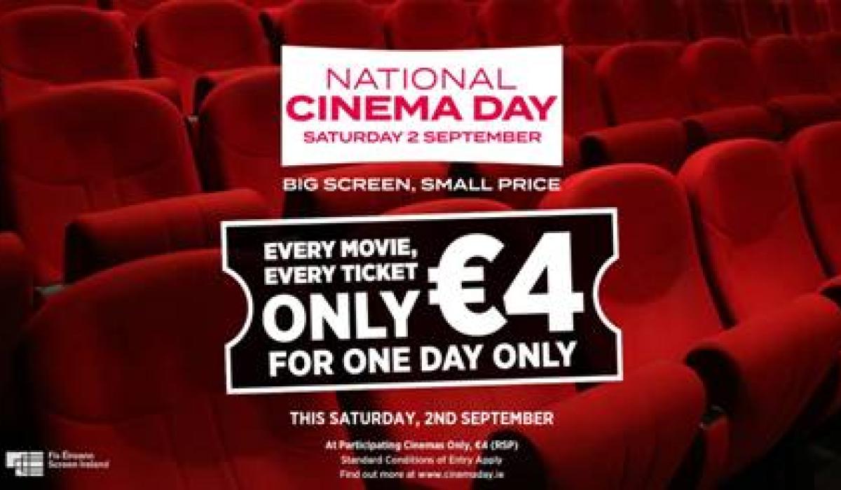 Louth cinemas offer €4 tickets as part of National Cinema Day Louth Live
