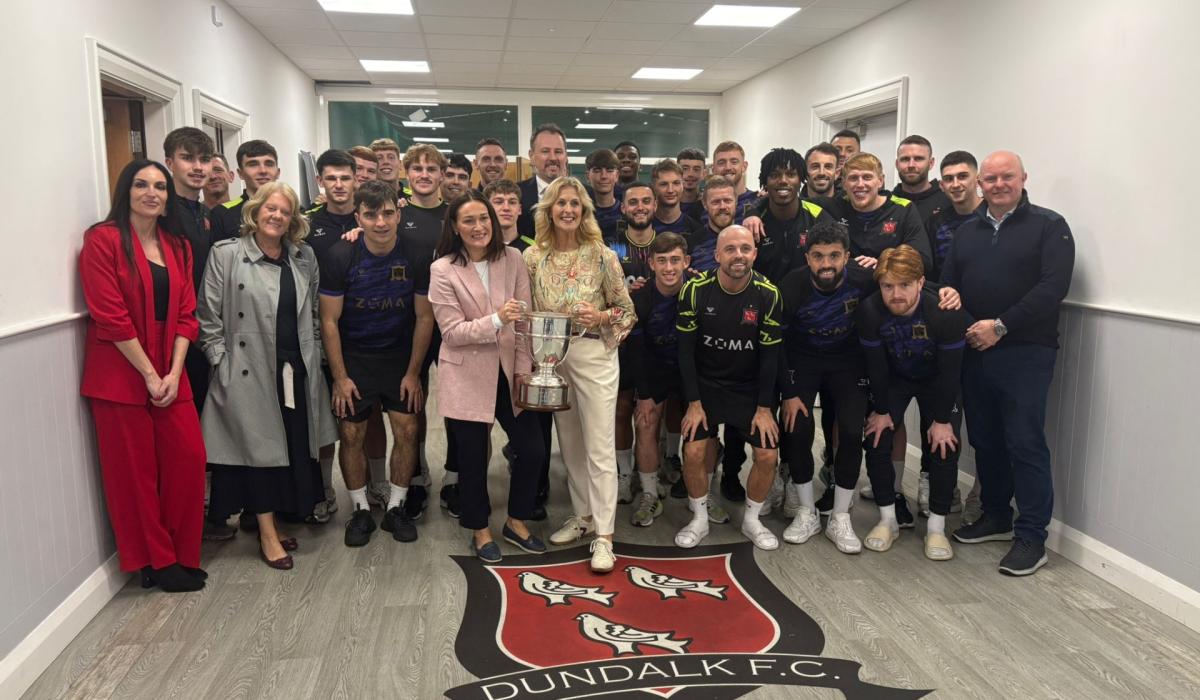 Minister for Sport visits Dundalk FC following First Division title win