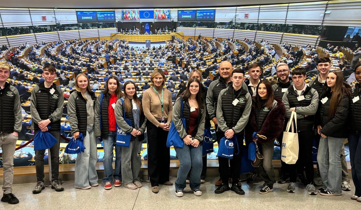 MEP Carberry hosts Mid Louth Youth Service in Brussels