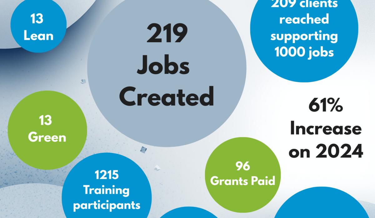 Louth Enterprise Office Louth created nearly 220 jobs in 2025