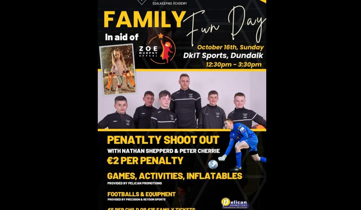 Dundalk goalkeeper Peter Cherrie to hold family fun day for Zoe Murphy