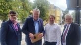Independent Ireland MEP Ciaran Mullooly visits Louth