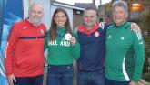 Dundalk's Kate O'Connor received a hero's welcome in her home town