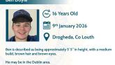 Garda&iacute; appeal for information on missing Drogheda teen