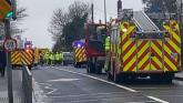 Road remains closed as three injured in Louth collision