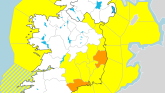 Met &Eacute;ireann issues status yellow rain warning for Louth