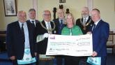 Freemasons in Dundalk make presentation to Alzheimer's Society of Ireland