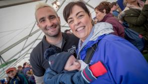Dundalk woman and infant son rub shoulders with Irish rugby star at the Ploughing