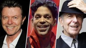 WATCH: Local musician joins Late Late Show tribute to Bowie, Prince & Leonard Cohen
