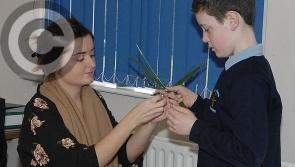 PHOTOS: St Brigid's Day - Cross making at Faughart National School, Dundalk