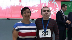 Local student Owen lands gold double at Special Olympics event