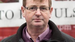Loyalist Willie Frazer in Dundalk today