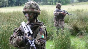 Reserve Defence Forces recruiting for Aiken Barracks, Dundalk