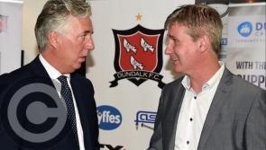 Delaney visits Oriel Park as Dundalk announce new sponsorship deal