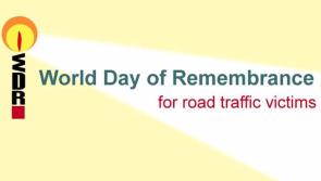 Memorial mass in Louth today for World day of Remembrance for road traffic victims