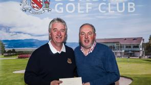 Clem Walshe defeated Dundalk Golf Club captain Mickey Coburn by a single stroke to win Sunday's Stableford