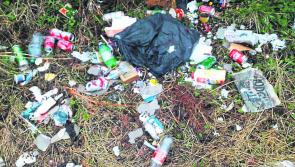 Two litter blackspots in town have resulted in Dundalk slipping down the litter league rankings