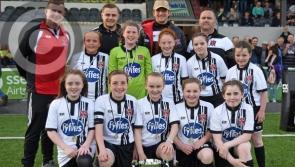 Dundalk U12 girls afforded the adulation of Oriel Park crowd following incredible season
