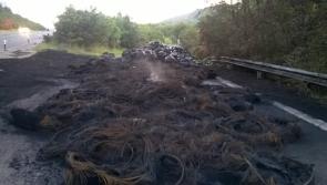 Blaze north of Dundalk as illegally dumped tyres set alight