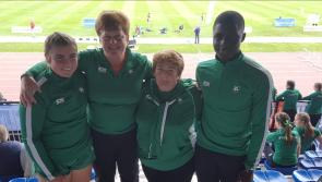 Aoibhín McMahon of Blackrock AC and Dundealgan AC's Israel Olatunde shine for Ireland at Celtic Games