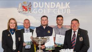 Caolan Rafferty is bidding for second Scratch Cup win at Dundalk Golf Club this weekend