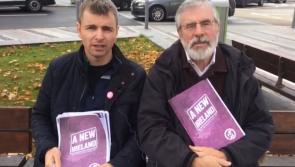 Louth TD Gerry Adams and Cllr Ruairi Ó Murchú launch alternative budget proposals in Dundalk

