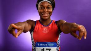 Dundalk athlete Patience Jumbo-Gula launches Irish life Health as an official sponsor to Athletics Ireland