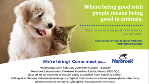 Norbrook have several vacancies for talented individuals