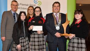 Ó'Fiaich students winners at Louth Student Enterprise Awards