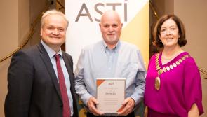 Former teacher at St Mary’s College Dundalk receives ASTI PJ Kennedy Award