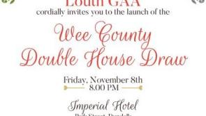 Leinster GAA chairman to launch Louth GAA's house draw fundraiser