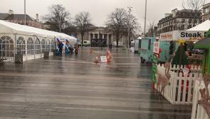 PICS: Dundalk Town Centre gets ready for Frostival