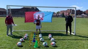 Dundalk soccer club team-up with Defy to provide kids with footballs