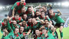 Dundalk man plays a key part in Glentoran's Irish Cup final win