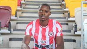 Val Adedokun completes him move from Dundalk to Premier League side Brentford