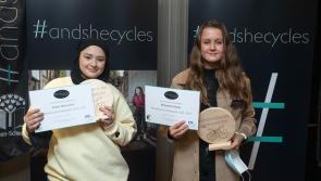 Dundalk Teens honoured for promoting uptake of cycling among young women