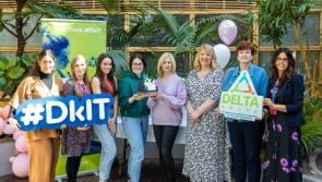 Dundalk Institute celebrate winning a National DELTA Award