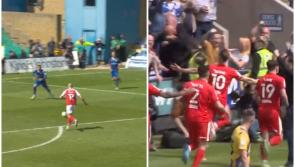 WATCH: Irish duo score to seal promotion for Wigan and Rotherham to the EFL Championship