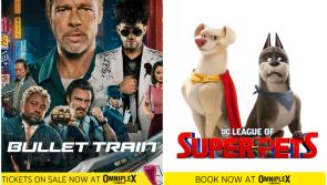 DC League of Super Pets and Bullet Train hit Omniplex Dundalk this week - news, reviews and trailers