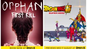 Orphan First Kill and Dragon Ball Super Heroes hit Omniplex Dundalk this week - reviews and trailers