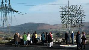 Outdoor celebration of St Brigid with Creative Spark Print Studio and Art as Exchange