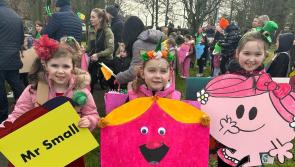PHOTOS: Scoil Mhuire na Trócaire  pupils in St Patrick's Day parade in Ardee