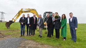 Housing minister turns the sod on Mount Avenue link road in Dundalk