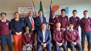 Coláiste Chú Chulainn in Dundalk hosts Minister Burke for Europe Day