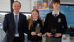 Dundalk Marist students win first and second place in Abair Irish Public Speaking Final