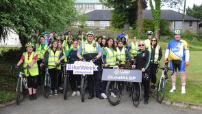 PHOTOS: Louis students get on their bikes for cycle around Dundalk